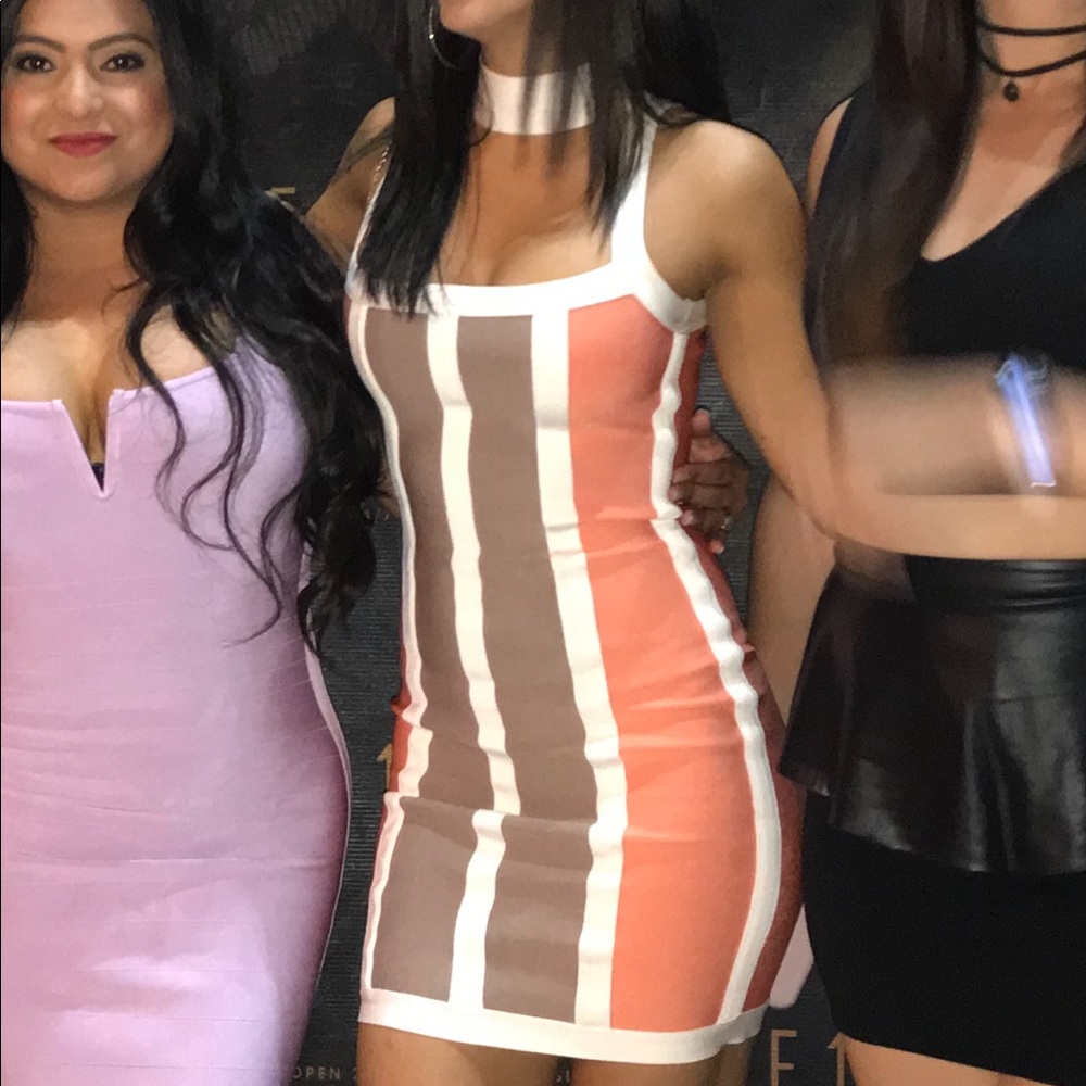 House of CB bandage choker dress
